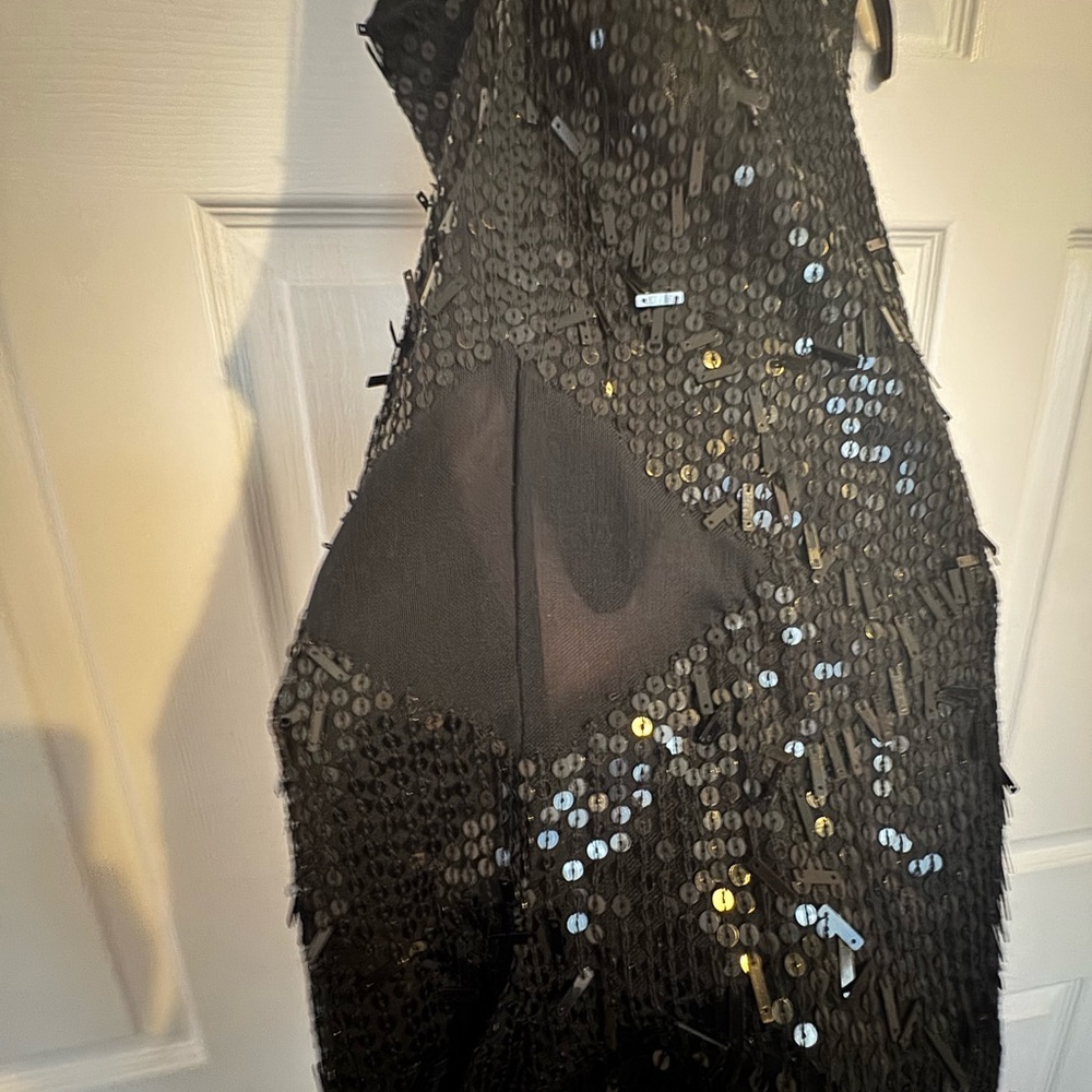 MLV (Madison La Vie) Black Sequin Dress NWT Size Small - Picture 4 of 7